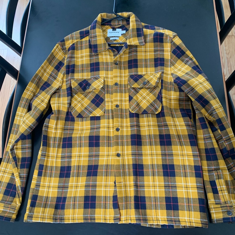 Topman Plaid Overshirt